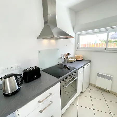 Charmant T3 Ultra Cosy Jardin 50M Des Plages Ploemeur Exterior photo